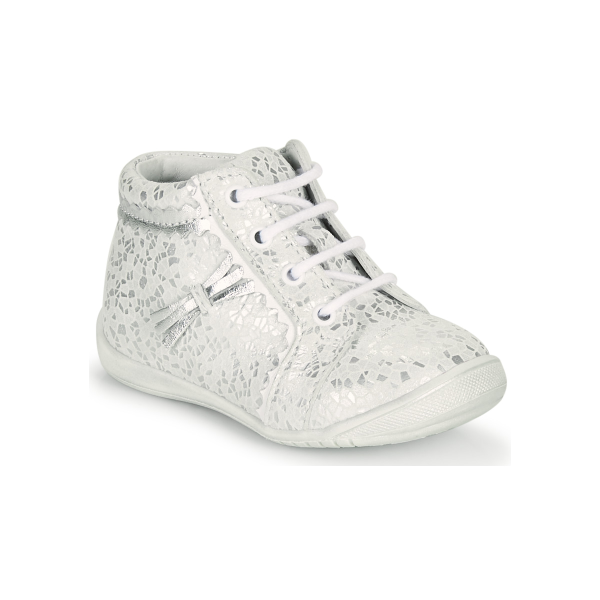 Παπούτσια Κορίτσι Ψηλά Sneakers GBB ACINTA Άσπρο / Silver