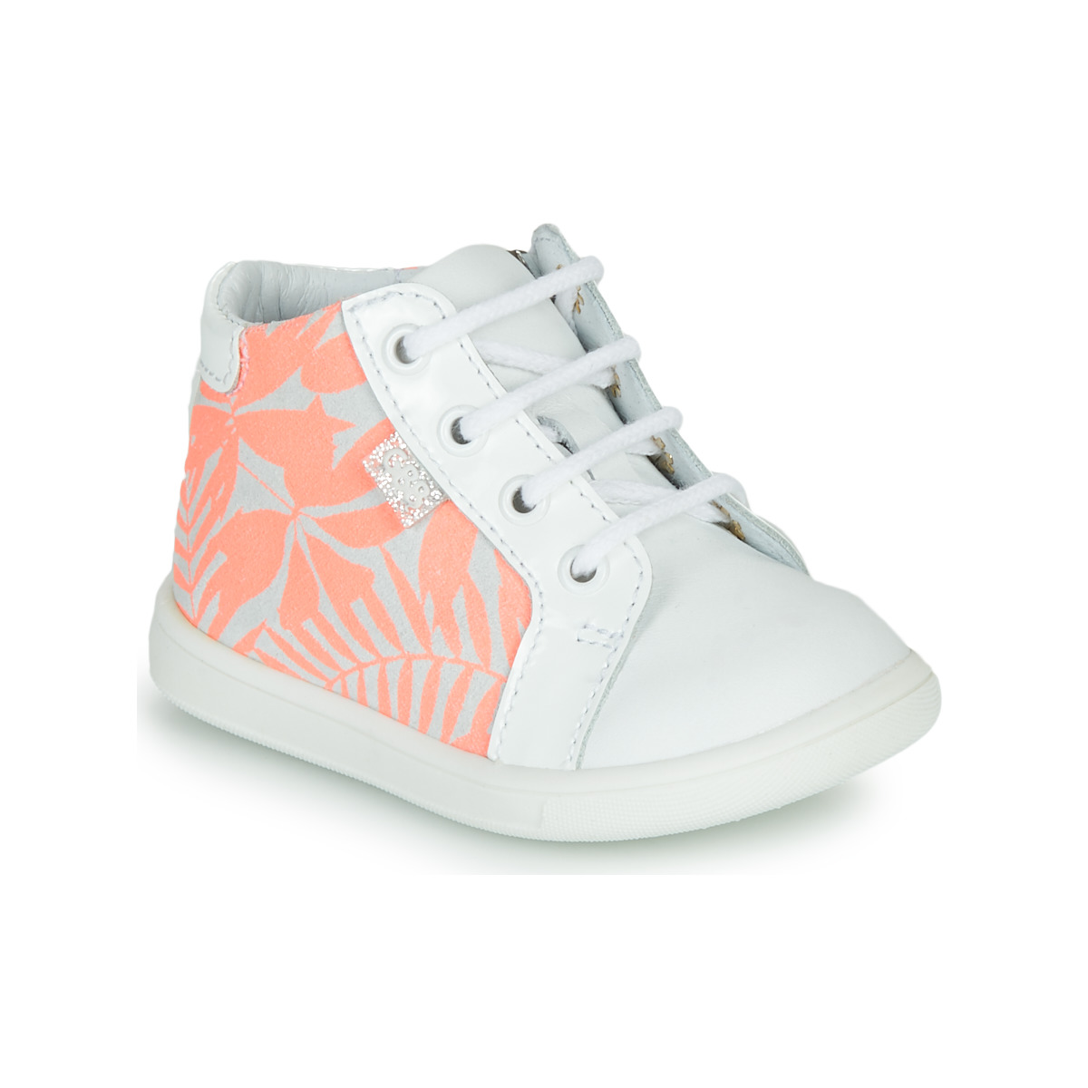 Παπούτσια Κορίτσι Ψηλά Sneakers GBB FAMIA Άσπρο / Ροζ