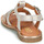 Παπούτσια Κορίτσι Σανδάλια / Πέδιλα GBB EGEA Άσπρο / Ροζ / Χρυσο