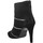 Παπούτσια Γυναίκα Μποτίνια Brenda Zaro F3436 Black