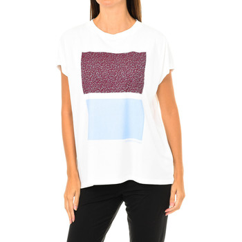 Υφασμάτινα Γυναίκα T-shirt με κοντά μανίκια Calvin Klein Jeans J20J208605-901 Άσπρο