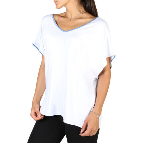 Υφασμάτινα Γυναίκα T-shirt με κοντά μανίκια Emporio Armani EA7 - 3ytt53_tj40z Άσπρο