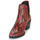 Παπούτσια Γυναίκα Μποτίνια Fericelli NIAOW Black / Red