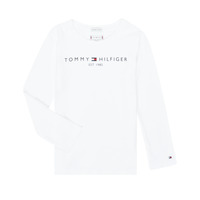 Υφασμάτινα Κορίτσι Μπλουζάκια με μακριά μανίκια Tommy Hilfiger KG0KG05247-YBR-J Άσπρο