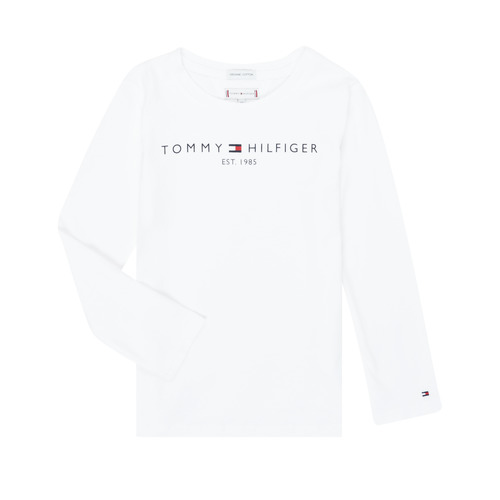 Υφασμάτινα Κορίτσι Μπλουζάκια με μακριά μανίκια Tommy Hilfiger KG0KG05247-YBR-J Άσπρο