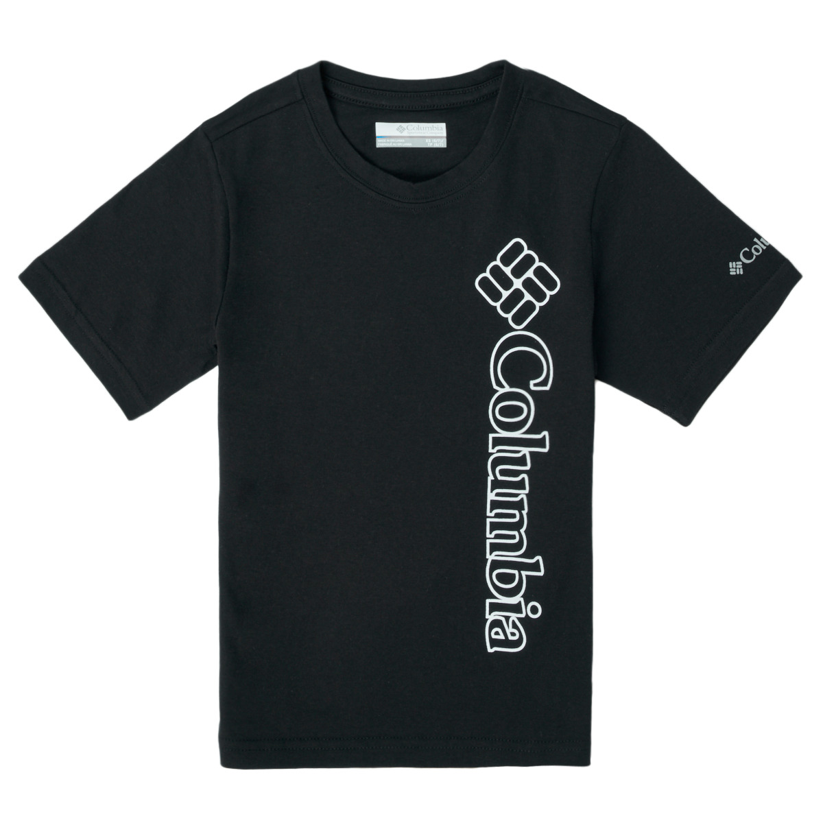 Υφασμάτινα Αγόρι T-shirt με κοντά μανίκια Columbia HAPPY HILLS GRAPHIC Black