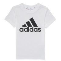 Υφασμάτινα Αγόρι T-shirt με κοντά μανίκια adidas Performance B BL T Άσπρο