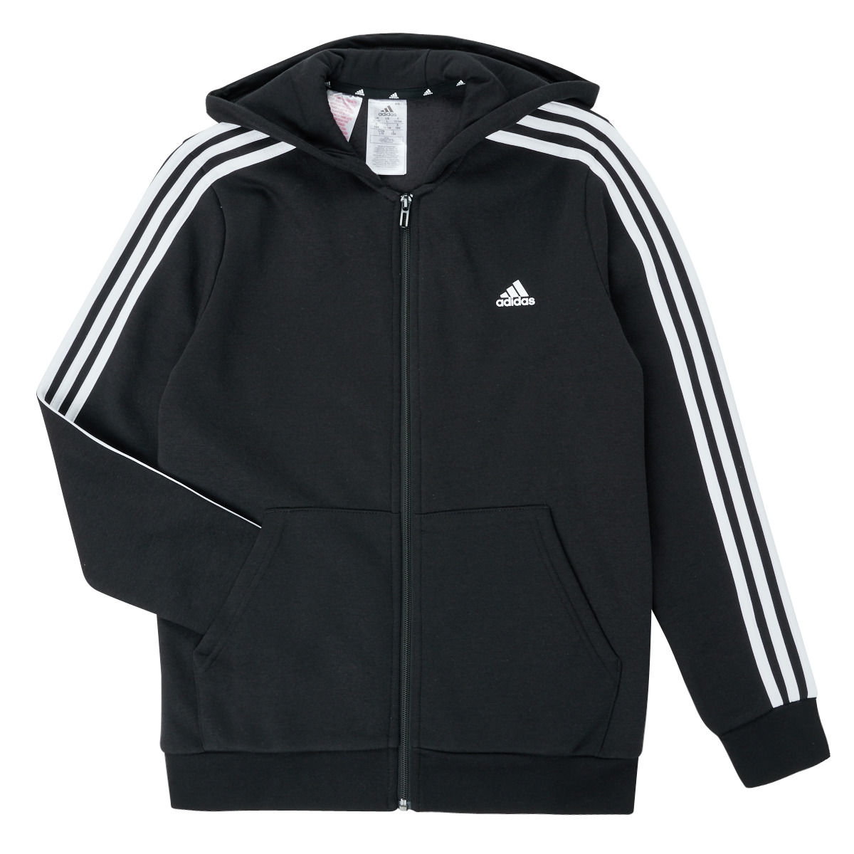 Υφασμάτινα Αγόρι Φούτερ Adidas Sportswear B 3S FZ HD Black