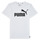 Υφασμάτινα Αγόρι T-shirt με κοντά μανίκια Puma ESSENTIAL LOGO TEE Άσπρο