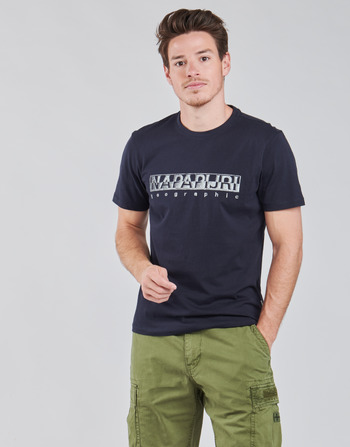 Υφασμάτινα Άνδρας T-shirt με κοντά μανίκια Napapijri SALLAR SS Marine