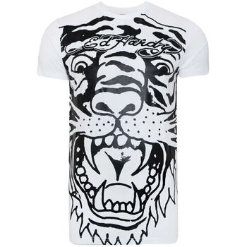 Υφασμάτινα Άνδρας T-shirt με κοντά μανίκια Ed Hardy - Big-tiger t-shirt Άσπρο