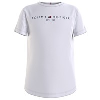 Υφασμάτινα Κορίτσι T-shirt με κοντά μανίκια Tommy Hilfiger KG0KG05242-YBR Άσπρο