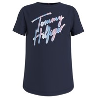 Υφασμάτινα Κορίτσι T-shirt με κοντά μανίκια Tommy Hilfiger KG0KG05870-C87 Marine