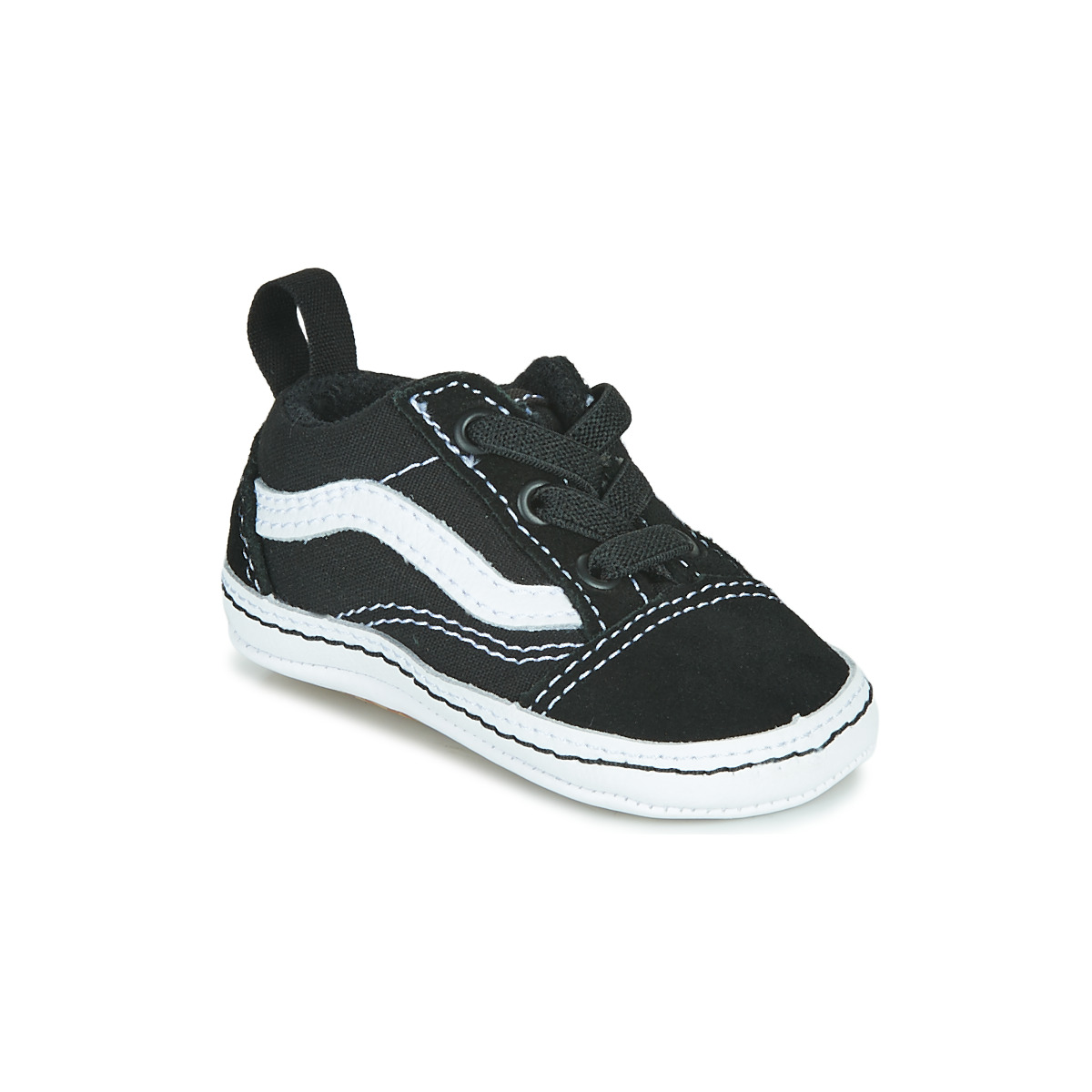 Παπούτσια Παιδί Χαμηλά Sneakers Vans OLD SKOOL CRIB Black / Άσπρο
