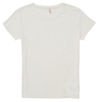 Υφασμάτινα Κορίτσι T-shirt με κοντά μανίκια Only KONMOULINS Άσπρο