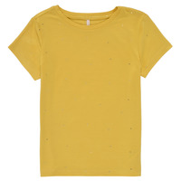 Υφασμάτινα Κορίτσι T-shirt με κοντά μανίκια Only KONMOULINS Yellow