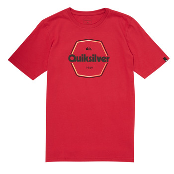 Υφασμάτινα Αγόρι T-shirt με κοντά μανίκια Quiksilver HARD WIRED Red