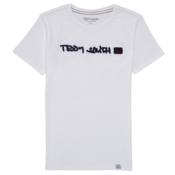 Υφασμάτινα Αγόρι T-shirt με κοντά μανίκια Teddy Smith TCLAP Άσπρο