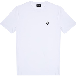 Υφασμάτινα Άνδρας T-shirt με κοντά μανίκια Ea7 Emporio Armani 8NPTL7 PJ03Z λευκό