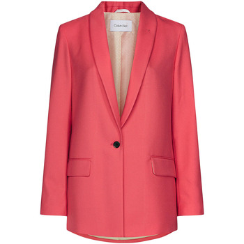 Υφασμάτινα Γυναίκα Σακάκι / Blazers Calvin Klein Jeans K20K201774 Ροζ