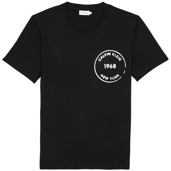 Υφασμάτινα Άνδρας T-shirt με κοντά μανίκια Calvin Klein Jeans K10K104509 Black