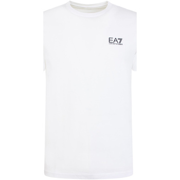Υφασμάτινα Άνδρας T-shirt με κοντά μανίκια Ea7 Emporio Armani 8NPT51 PJM9Z λευκό