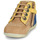 Παπούτσια Αγόρι Μπότες Kickers BONZIP-2 Beige / Yellow / Marine