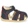 Παπούτσια Παιδί Σανδάλια / Πέδιλα Kickers BIGBAZAR-2 Beige / Yellow / Marine