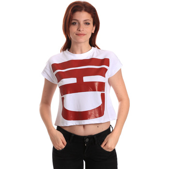 Υφασμάτινα Γυναίκα T-shirts & Μπλούζες Fornarina SE175L31JG0709 Άσπρο
