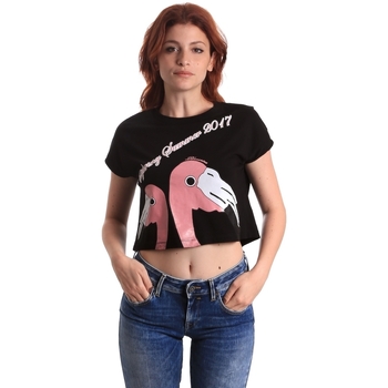 Υφασμάτινα Γυναίκα T-shirts & Μπλούζες Fornarina SE175L36JG1600 Black
