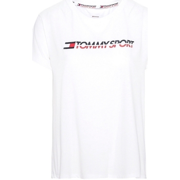 Υφασμάτινα Γυναίκα T-shirts & Μπλούζες Tommy Hilfiger S10S100061 Άσπρο