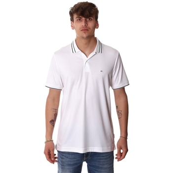 Υφασμάτινα Άνδρας T-shirts & Μπλούζες Calvin Klein Jeans K10K105183 Άσπρο