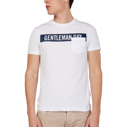 Υφασμάτινα Άνδρας T-shirt με κοντά μανίκια Gas 542992 λευκό
