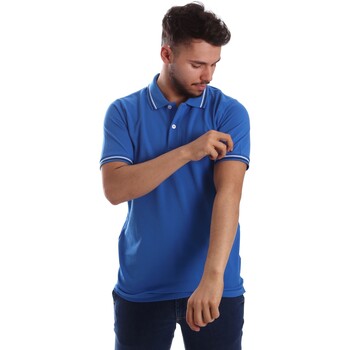 Υφασμάτινα Άνδρας T-shirts & Μπλούζες Key Up 2Q70G 0001 Μπλέ