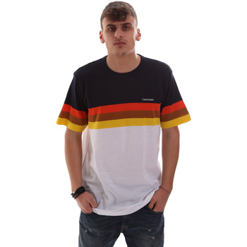 Υφασμάτινα Άνδρας T-shirts & Μπλούζες Calvin Klein Jeans K10K104375 Άσπρο