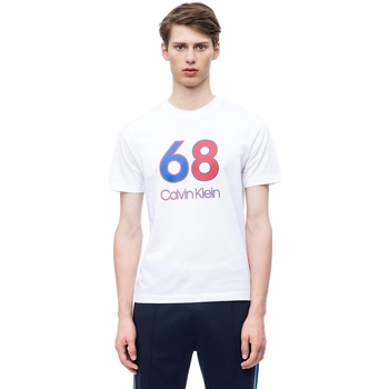 Υφασμάτινα Άνδρας T-shirts & Μπλούζες Calvin Klein Jeans K10K103017 Άσπρο