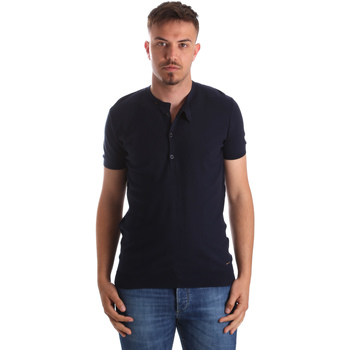 Υφασμάτινα Άνδρας T-shirt με κοντά μανίκια Gaudi 911FU53008 Μπλέ