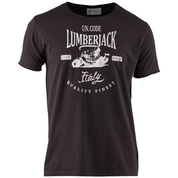 Υφασμάτινα Άνδρας T-shirts & Μπλούζες Lumberjack CM60343 002 510 Black