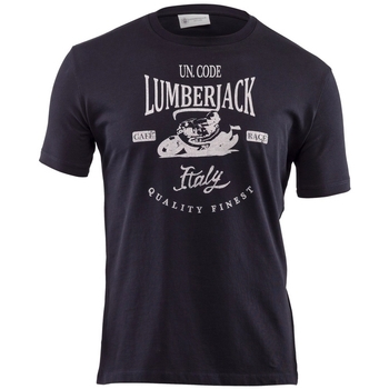 Υφασμάτινα Άνδρας T-shirts & Μπλούζες Lumberjack CM60343 001 510 Μπλέ