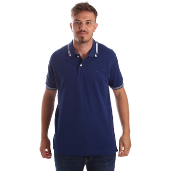 Υφασμάτινα Άνδρας T-shirts & Μπλούζες Key Up 2Q70G 0001 Μπλέ