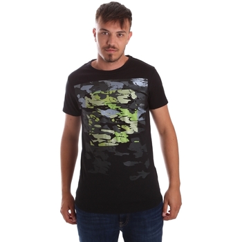 Υφασμάτινα Άνδρας T-shirt με κοντά μανίκια Byblos Blu 2MT0017 TE0045 Μαύρος