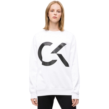 Υφασμάτινα Γυναίκα Φούτερ Calvin Klein Jeans 00GWH8W353 Άσπρο