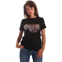Υφασμάτινα Γυναίκα T-shirt με κοντά μανίκια Byblos Blu 2WT0013 TE0041 Μαύρος
