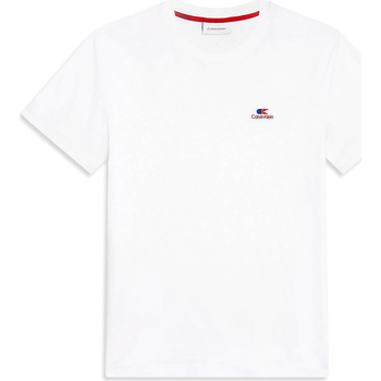 Υφασμάτινα Άνδρας T-shirts & Μπλούζες Calvin Klein Jeans K10K103959 Άσπρο
