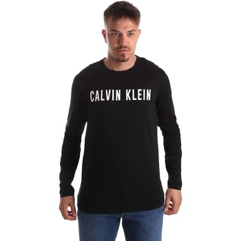 Υφασμάτινα Άνδρας Μπλουζάκια με μακριά μανίκια Calvin Klein Jeans 00GMF8K209 Black