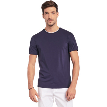 Υφασμάτινα Άνδρας T-shirt με κοντά μανίκια Gaudi 011BU64087 Μπλέ