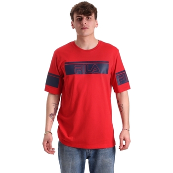 Υφασμάτινα Άνδρας T-shirts & Μπλούζες Fila 683085 Red