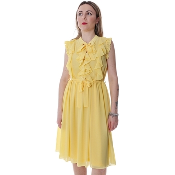 Υφασμάτινα Γυναίκα Κοντά Φορέματα Fracomina FR20SP536 Yellow