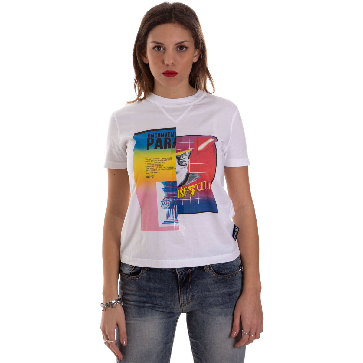 T-shirt με κοντά μανίκια Versace B2HVB7V630331003
