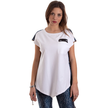 Υφασμάτινα Γυναίκα T-shirt με κοντά μανίκια Versace D3HVB657S0683904 Άσπρο